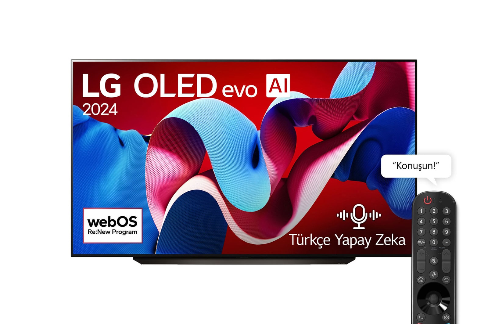 65'' LG OLED evo AI C4 4K Smart TV 2024 